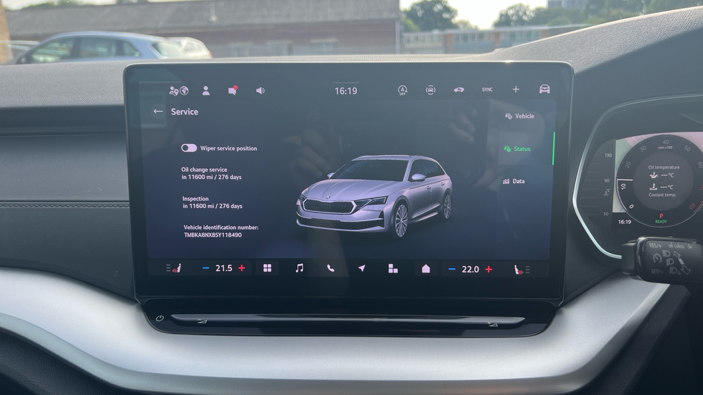 Skoda Octavia Sportline Blue #26