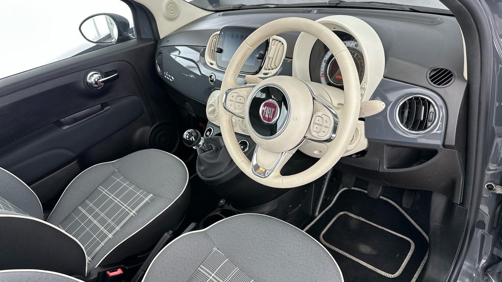 Fiat 500 Lounge White #9