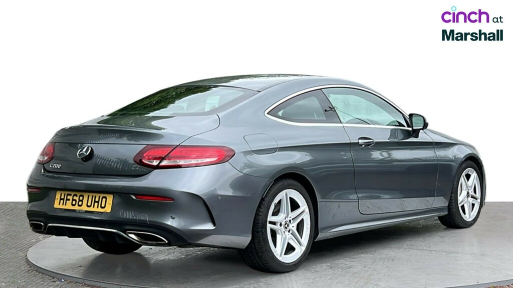 Mercedes-Benz C Class 2018 2.1 C 250 D Amg Line Premium 201 Bhp Black #3