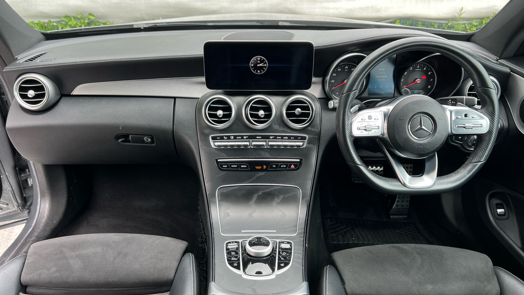 Mercedes-Benz C Class 2018 2.1 C 250 D Amg Line Premium 201 Bhp Black #11