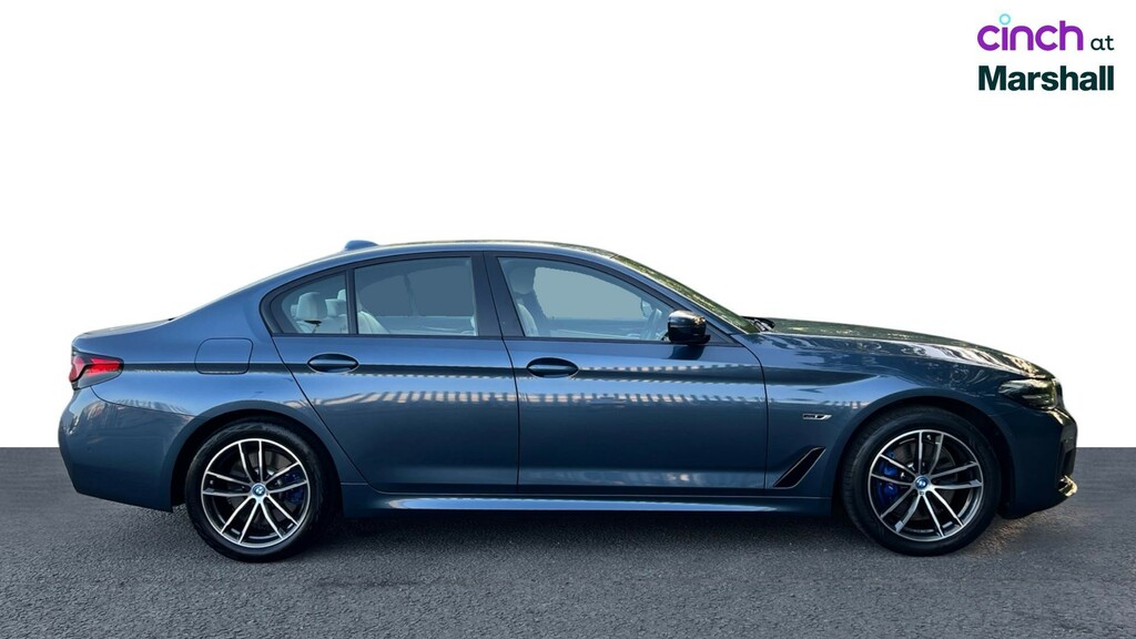 BMW 5 Series 520D M Sport Saloon Black #2