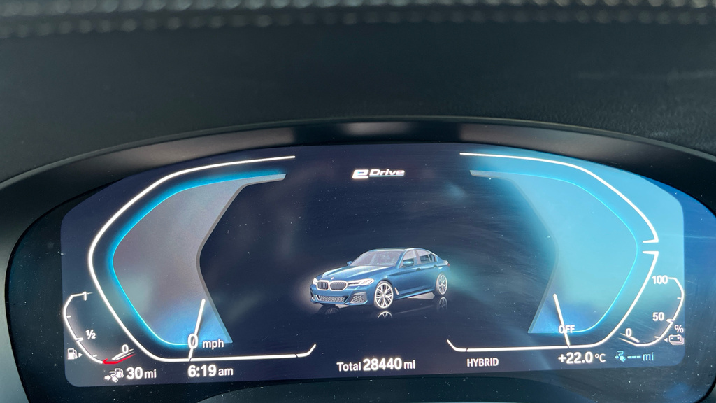 BMW 5 Series 520D M Sport Saloon Black #14