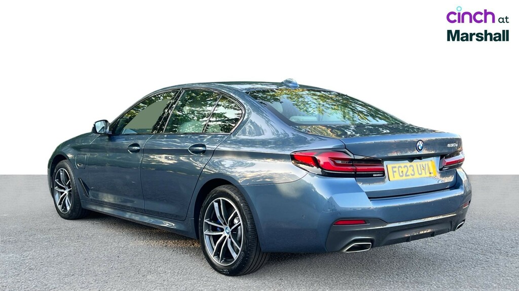 BMW 5 Series 520D M Sport Saloon Black #5