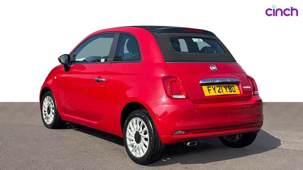 Fiat 500C Dolcevita Mhev White #6