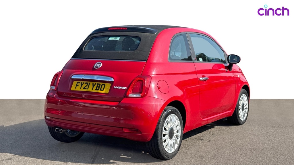 Fiat 500C Dolcevita Mhev White #3
