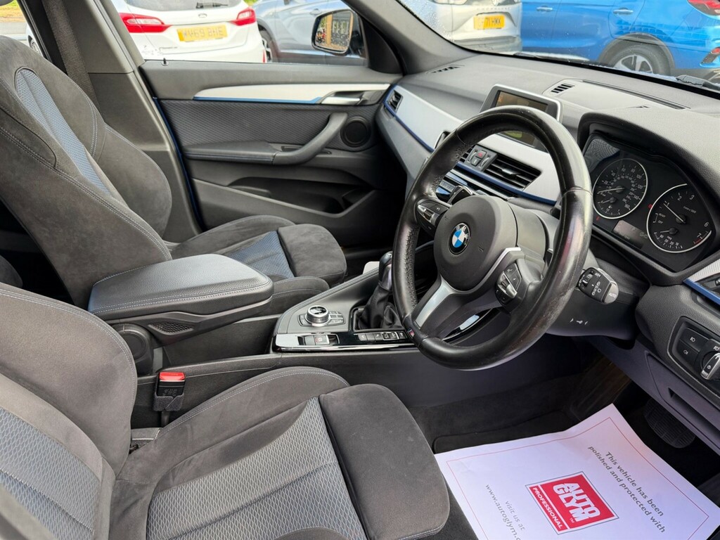 BMW X1 Xdrive18d Xline White #9