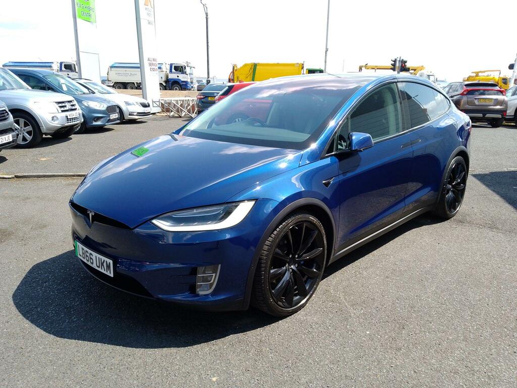 Tesla Model X 90D Dual Motor 4Wde Blue #3