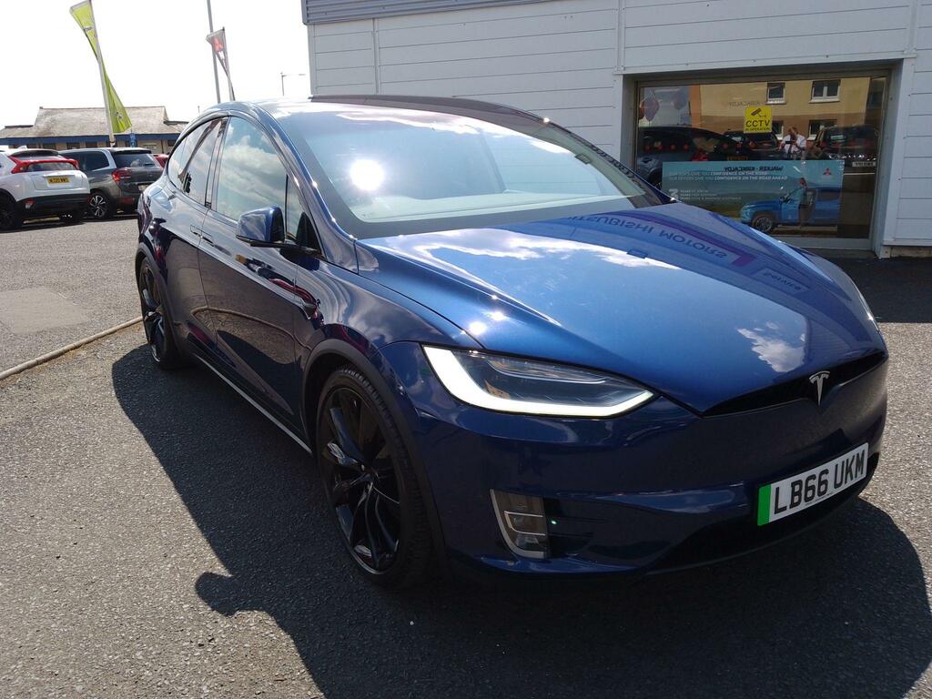 Tesla Model X 90D Dual Motor 4Wde Blue #2