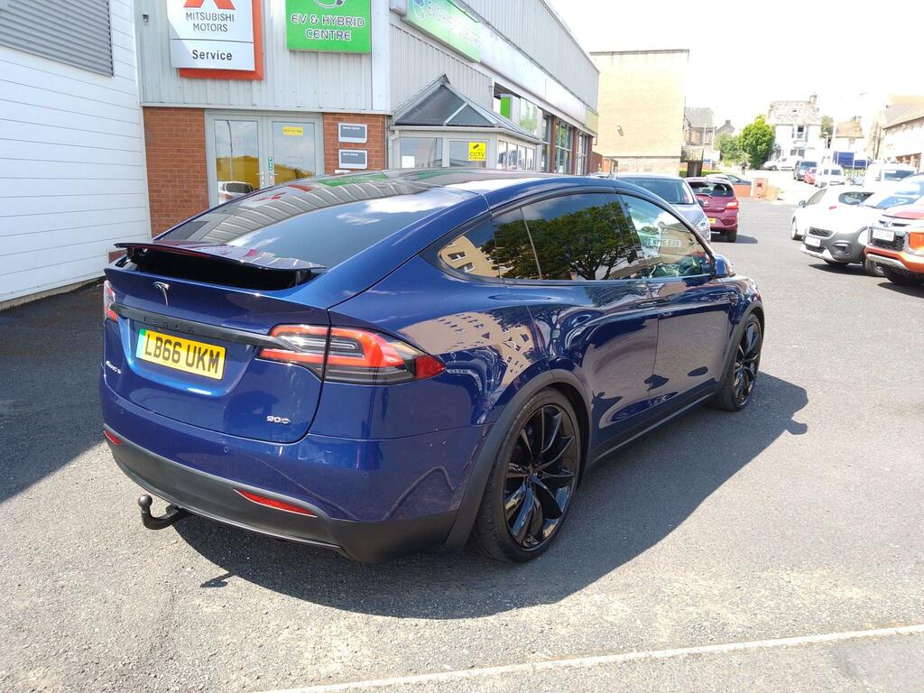 Tesla Model X 90D Dual Motor 4Wde Blue #5