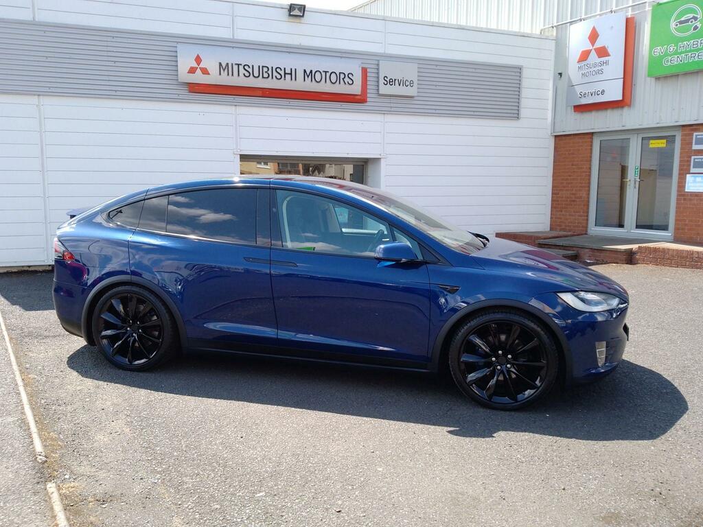 Tesla Model X 90D Dual Motor 4Wde Blue