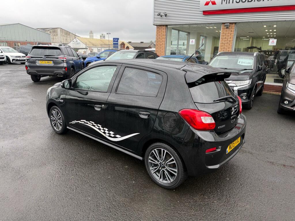 Mitsubishi Mirage 1.2 4 Euro 6 Ss WD19VXU Black #3