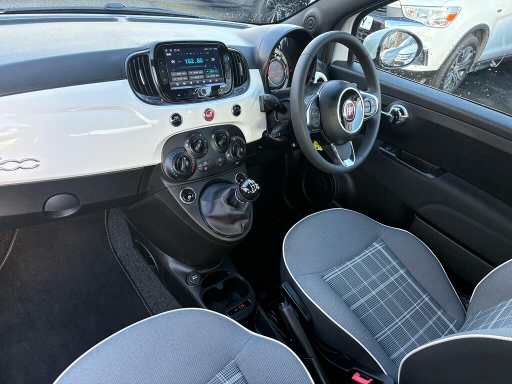 Fiat 500 1.2 Lounge Euro 6 Ss WX69HZU White #2