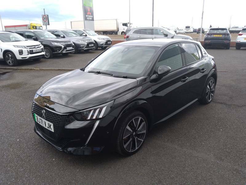 Peugeot e-208 100Kw Gt 50Kwh Black