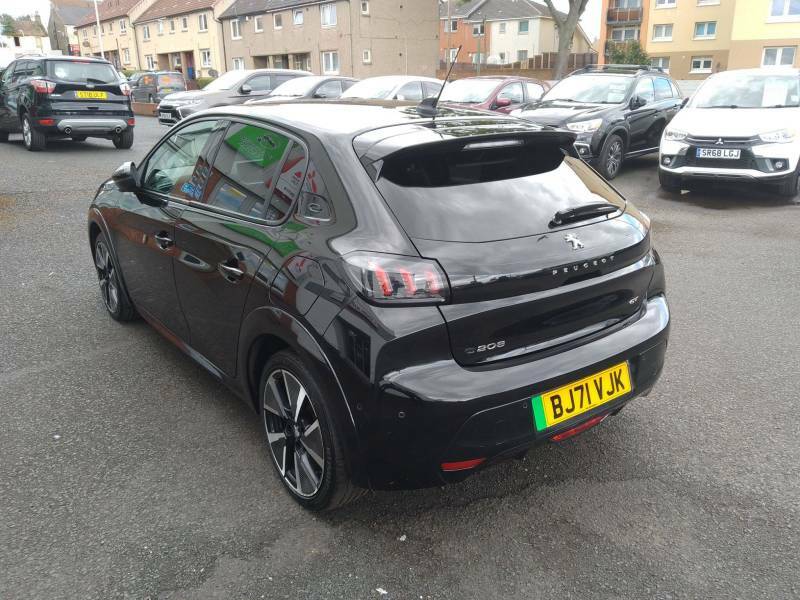 Peugeot e-208 100Kw Gt 50Kwh Black #6