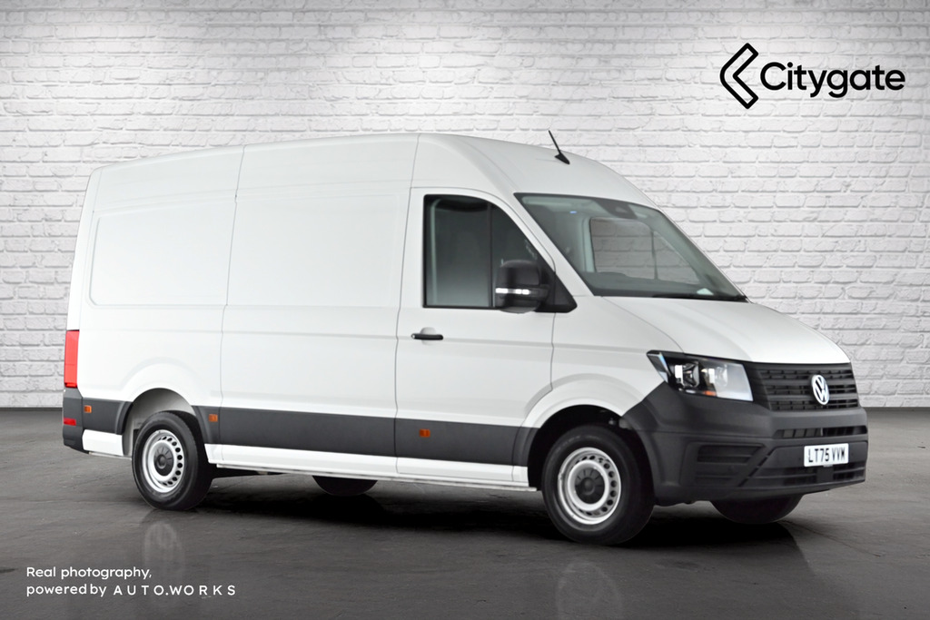Volkswagen Crafter Cr35 Panel Van Commerce Mwb 140 Ps 2.0 Tdi 6Sp Man White
