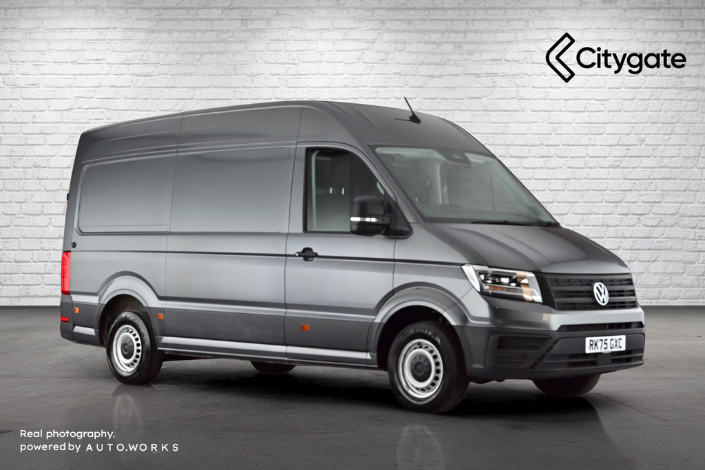 Volkswagen Crafter Cr35 Panel Van Commerce Plus Mwb 177 Ps 2.0 Tdi 8S Grey