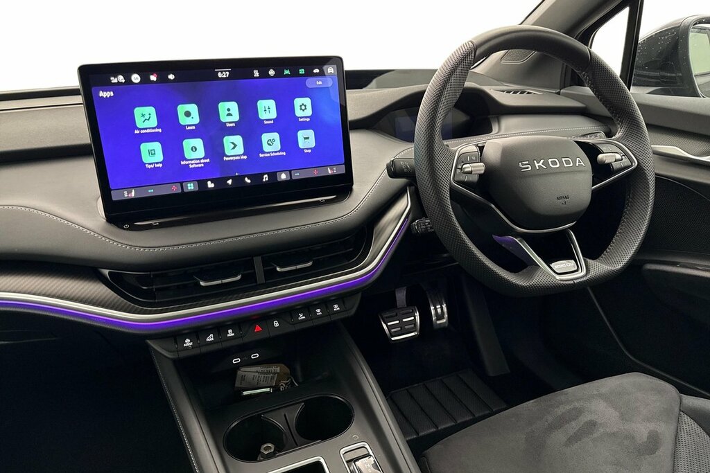Skoda ENYAQ Sportline 85 82 Kwh 286 Ps Single Speed Black #2