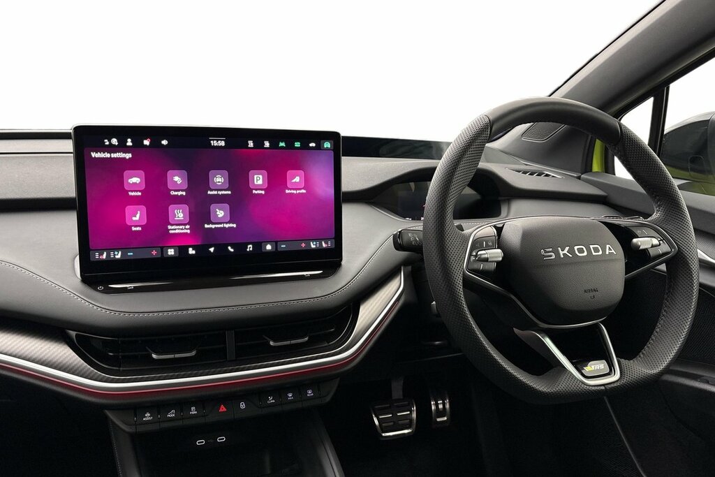 Skoda ENYAQ Vrs 84 Kwh 340 Ps Single Speed 4X4 Green #2