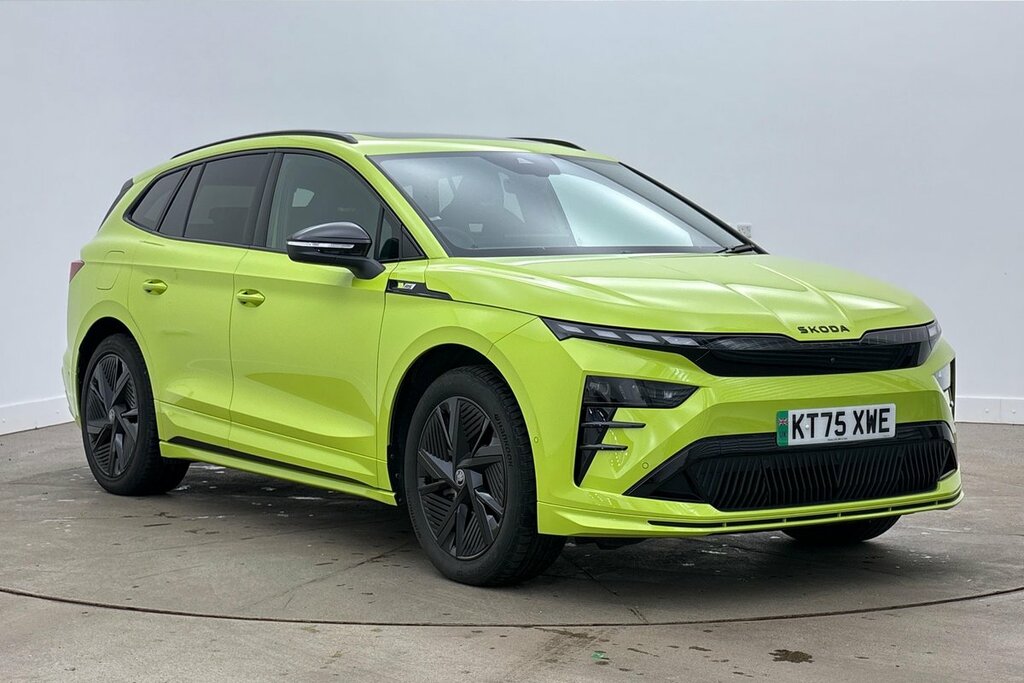 Skoda ENYAQ Vrs 84 Kwh 340 Ps Single Speed 4X4 Green