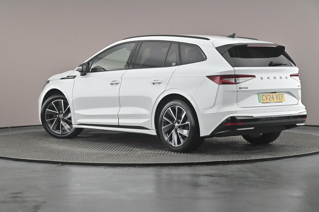 Skoda ENYAQ 85X Sportline Plus 82 Kwh 286 Ps Single Speed 4X4 White #3