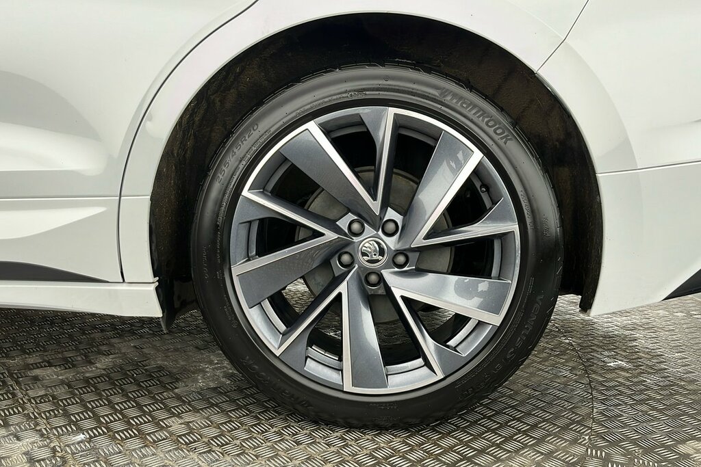 Skoda ENYAQ 85X Sportline Plus 82 Kwh 286 Ps Single Speed 4X4 White #5