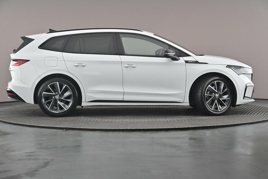 Skoda ENYAQ 85X Sportline Plus 82 Kwh 286 Ps Single Speed 4X4 White #4