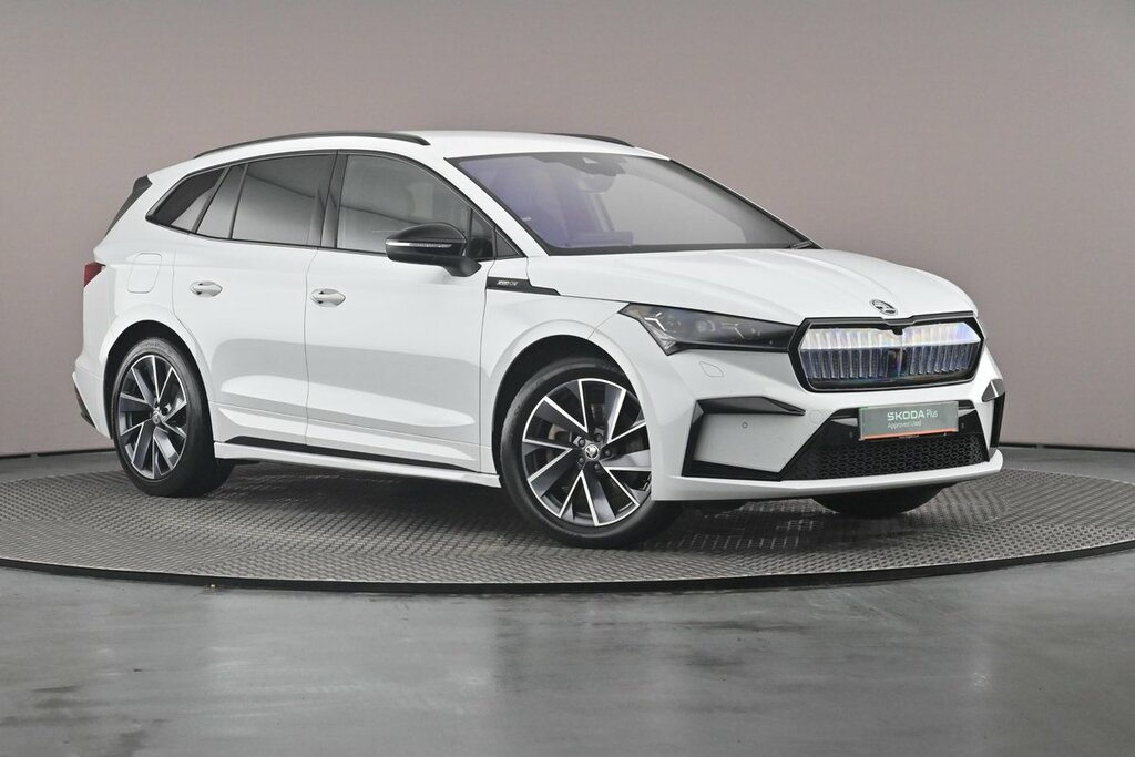Skoda ENYAQ 85X Sportline Plus 82 Kwh 286 Ps Single Speed 4X4 White