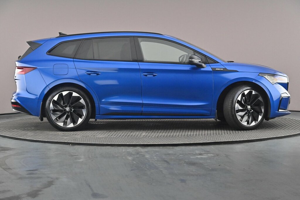 Skoda ENYAQ 80X Sportline 82 Kwh 265 Ps Single Speed 4X4 Blue #4
