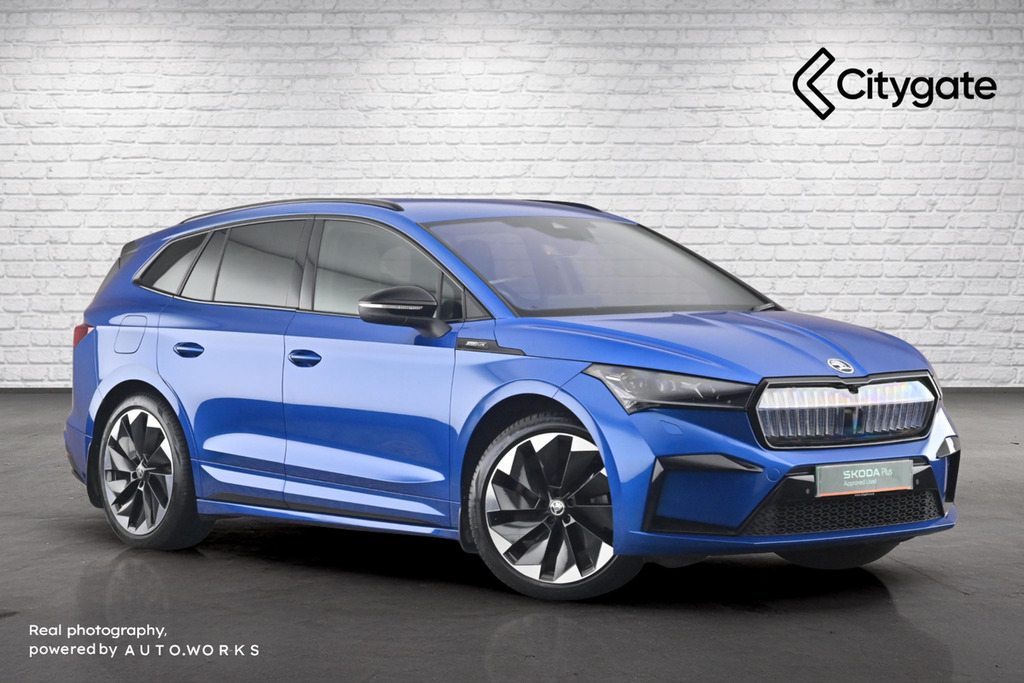 Skoda ENYAQ 80X Sportline 82 Kwh 265 Ps Single Speed 4X4 Blue