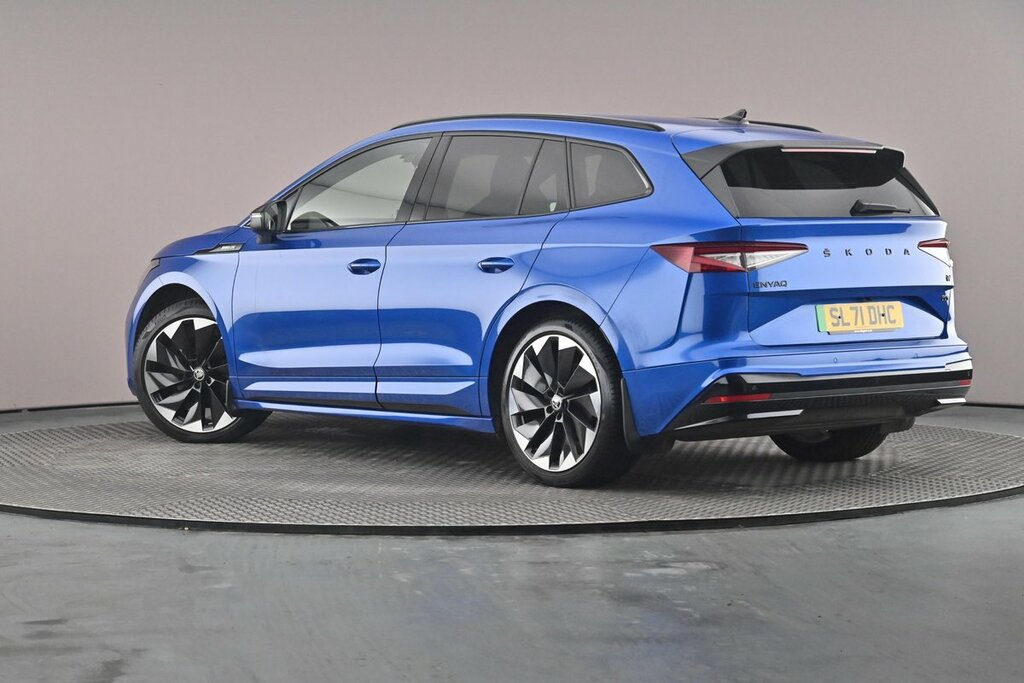 Skoda ENYAQ 80X Sportline 82 Kwh 265 Ps Single Speed 4X4 Blue #3