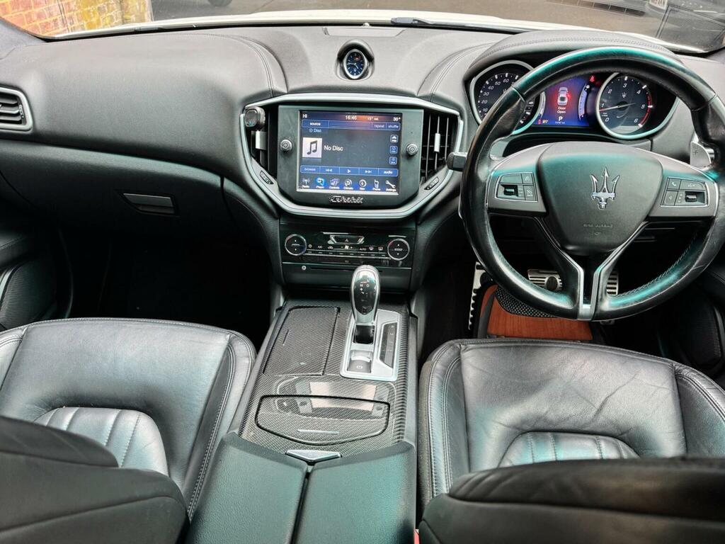 Maserati Ghibli 3.0D V6 Zf Euro 5 Ss White #4