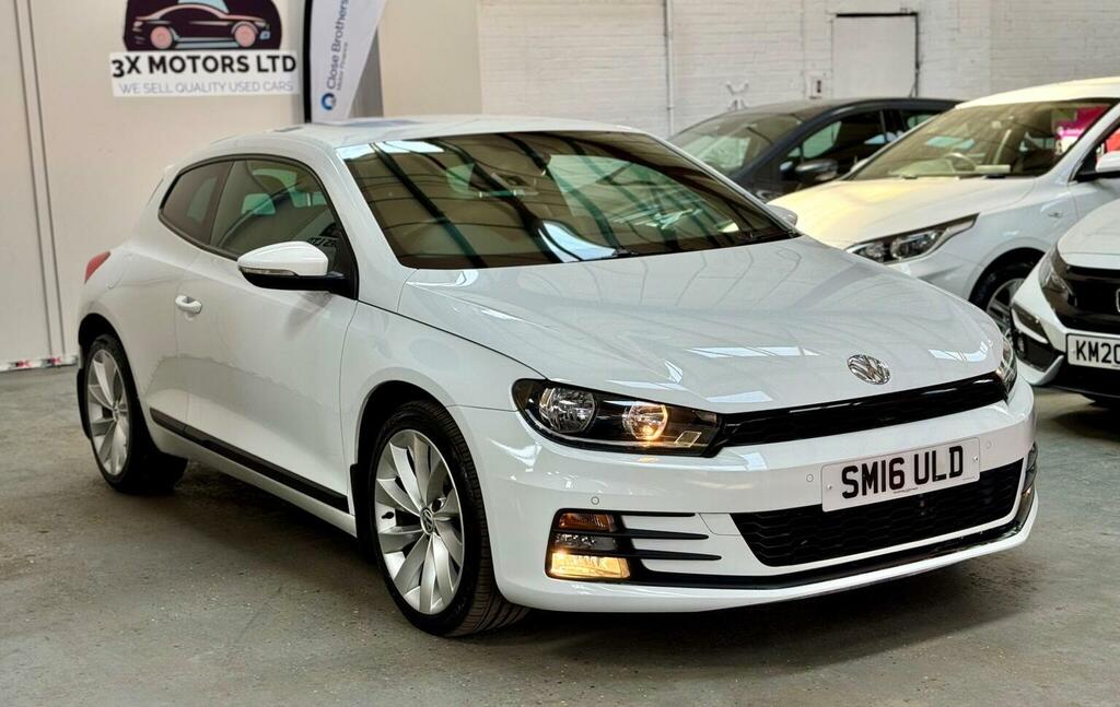 Volkswagen Scirocco 2.0 Tdi Bluemotion Tech Gt Dsg Euro 6 Ss White #2