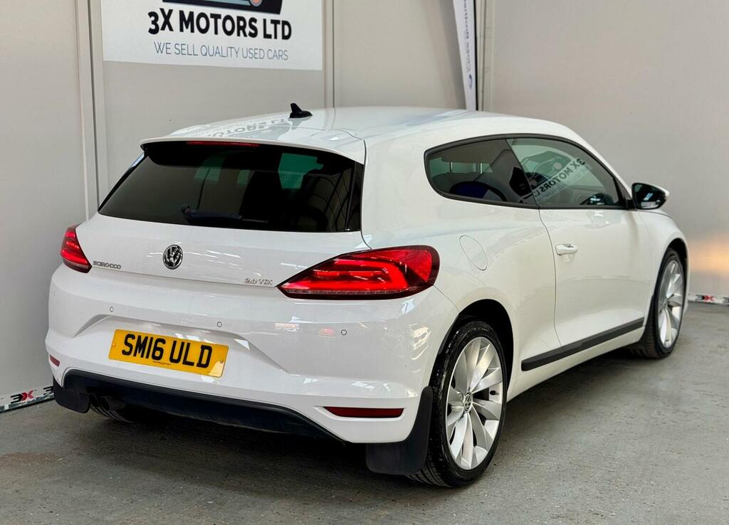 Volkswagen Scirocco 2.0 Tdi Bluemotion Tech Gt Dsg Euro 6 Ss White #5