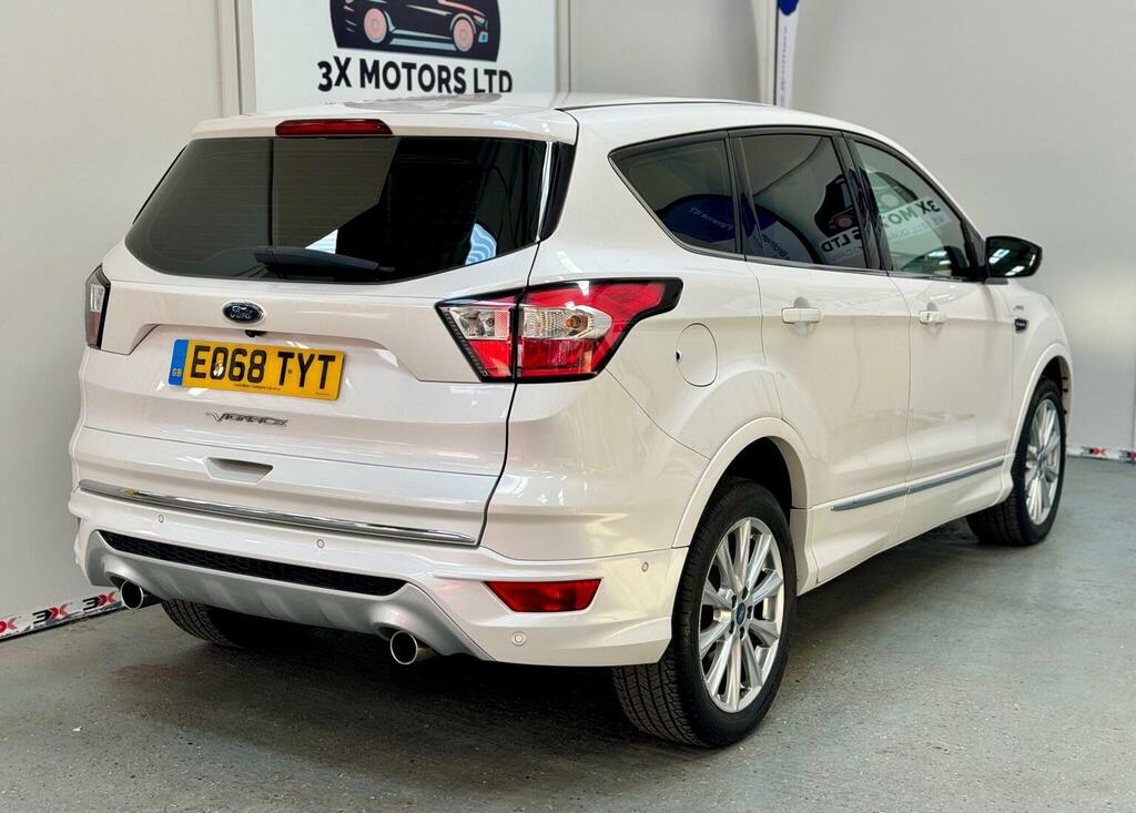 Ford Kuga 2.0 Tdci Vignale Powershift Awd Euro 6 Ss EO68TYT White #6
