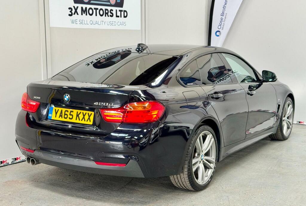 BMW 4 Series Gran Coupe 2.0 420D M Sport Xdrive Euro 6 Ss YA65KXX Black #5