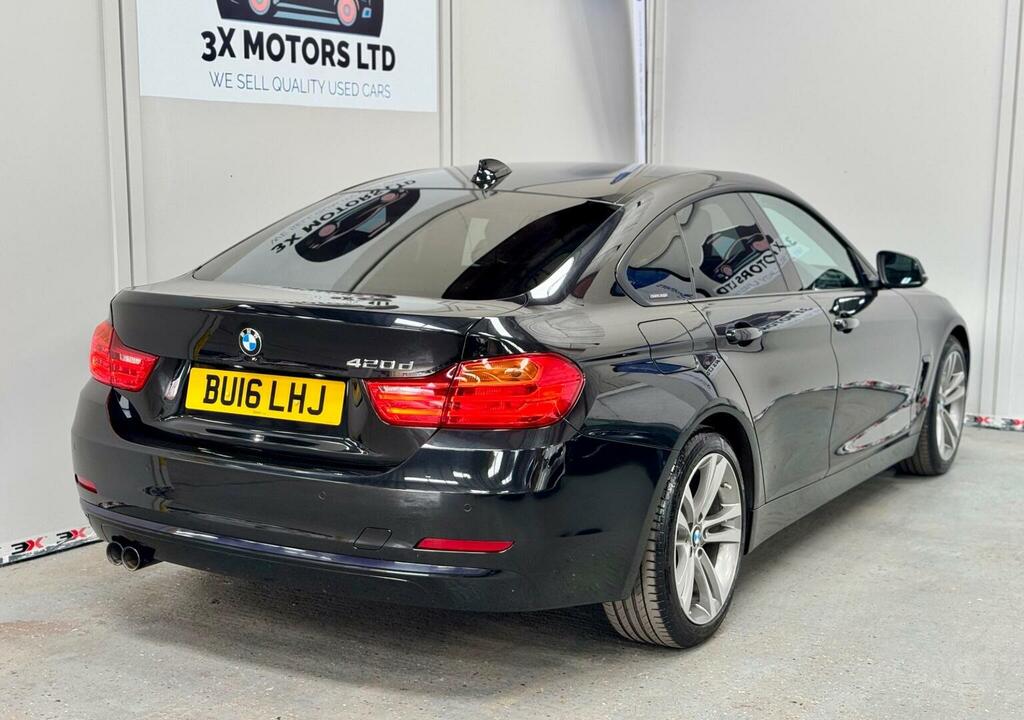BMW 4 Series Gran Coupe 2.0 420D Sport Euro 6 Ss Black #5