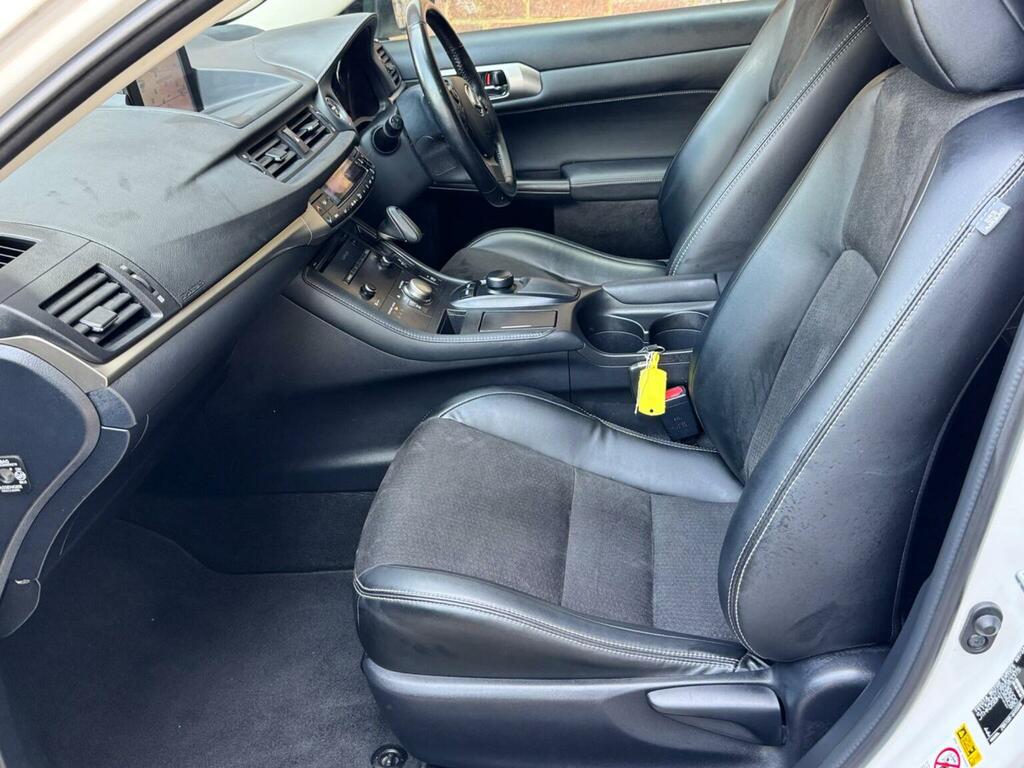 Lexus CT 1.8 200H Sport Cvt Euro 6 Ss BD66UHH White #6