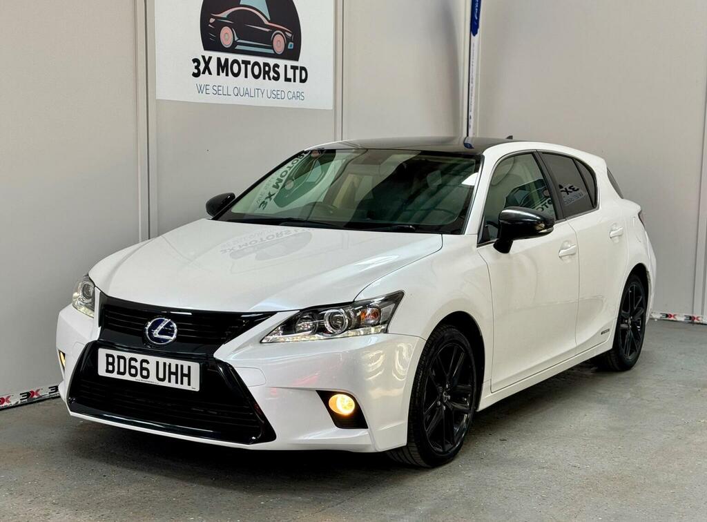 Lexus CT 1.8 200H Sport Cvt Euro 6 Ss BD66UHH White