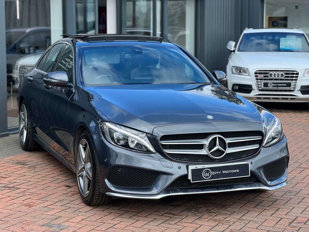 Mercedes-Benz C Class 1.6 C200d Amg Line Premium G-tronic Euro 6 Ss Grey #4
