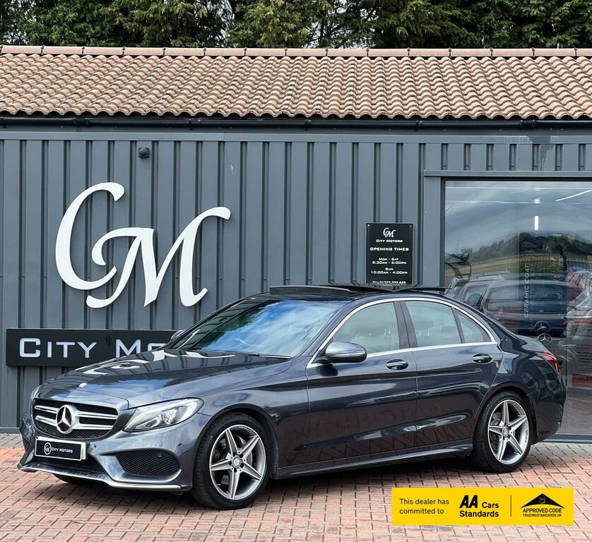 Mercedes-Benz C Class 1.6 C200d Amg Line Premium G-tronic Euro 6 Ss Grey