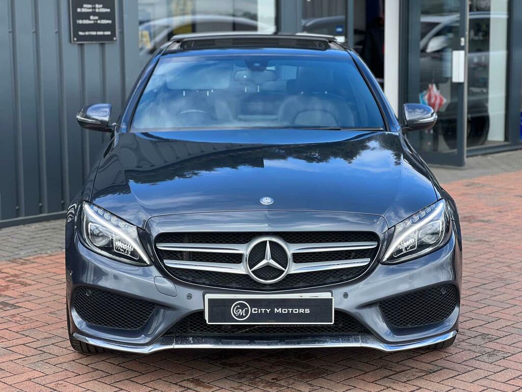 Mercedes-Benz C Class 1.6 C200d Amg Line Premium G-tronic Euro 6 Ss Grey #3