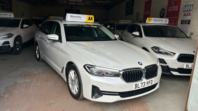 BMW 5 Series 520D Mht Se Touring White