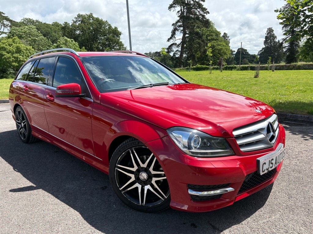 Mercedes-Benz C Class C220 Cdi Blueefficiency Sport Plus Red