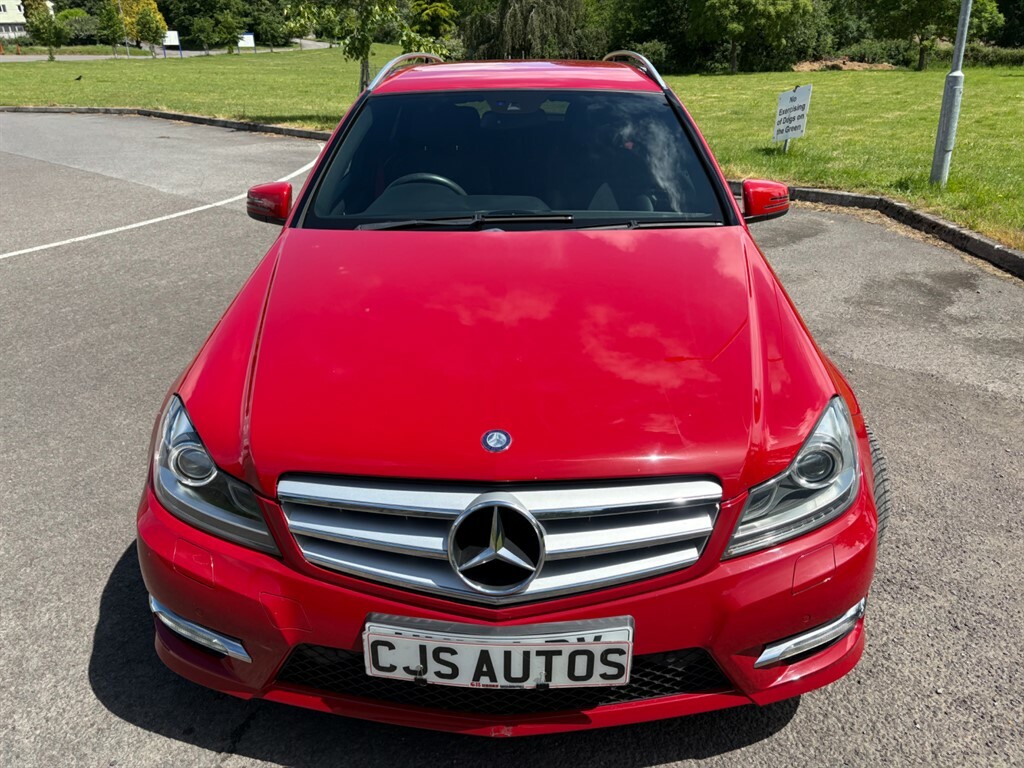 Mercedes-Benz C Class C220 Cdi Blueefficiency Sport Plus HW13LDV Red #2