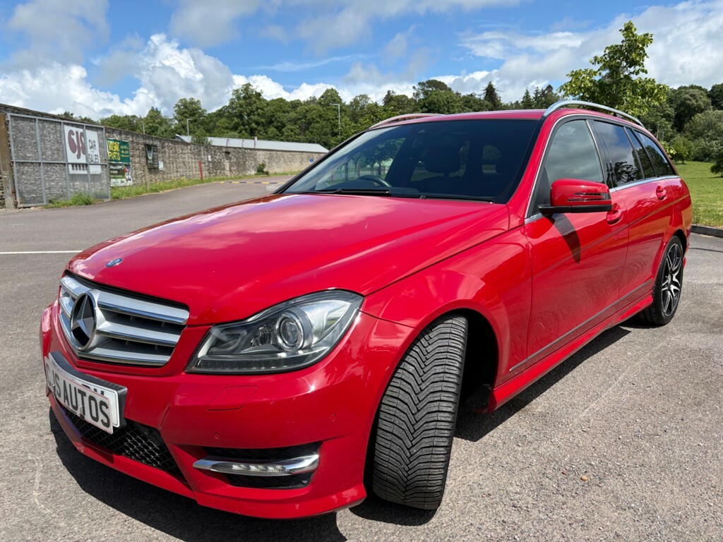 Mercedes-Benz C Class C220 Cdi Blueefficiency Sport Plus HW13LDV Red #4
