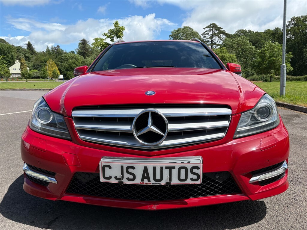 Mercedes-Benz C Class C220 Cdi Blueefficiency Sport Plus HW13LDV Red #3
