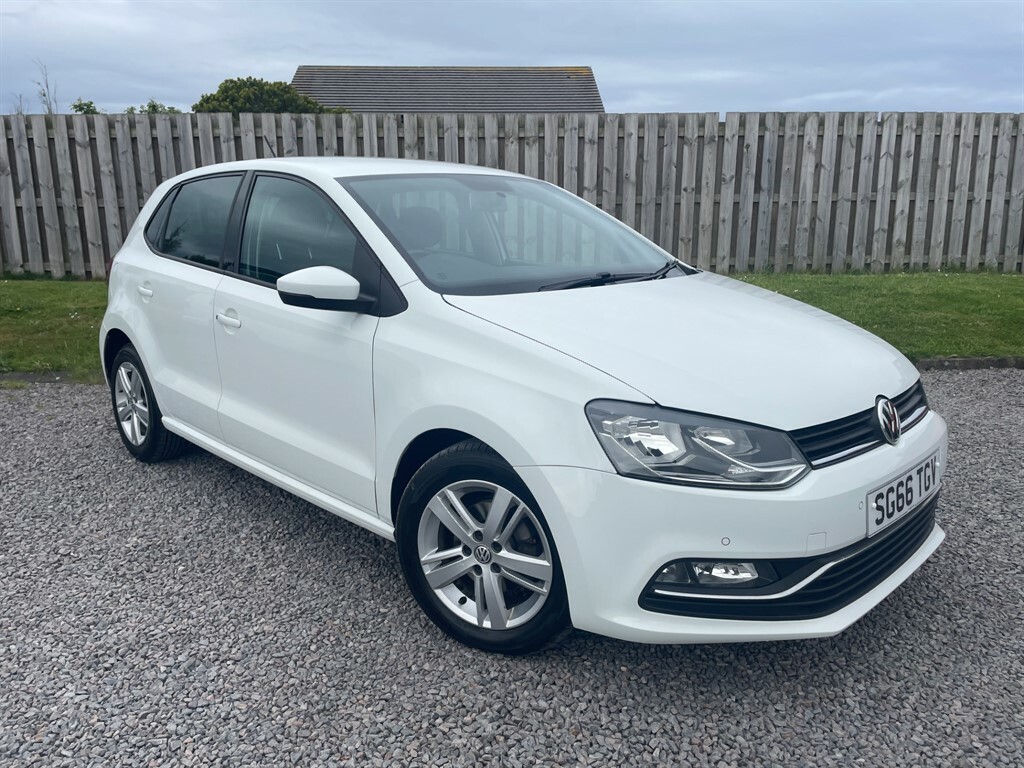 Volkswagen Polo Hatchback SG66TGV White #2