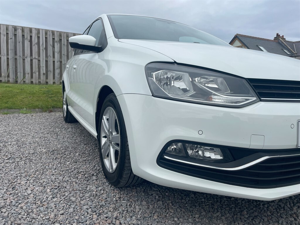 Volkswagen Polo Hatchback SG66TGV White #6