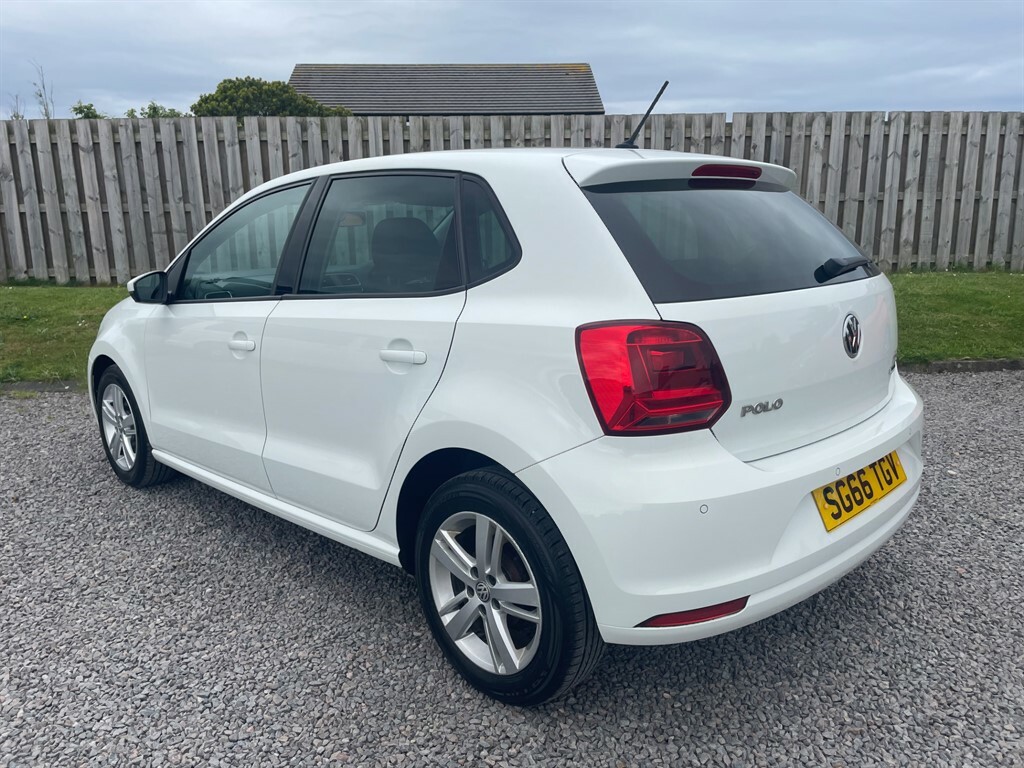 Volkswagen Polo Hatchback SG66TGV White #4