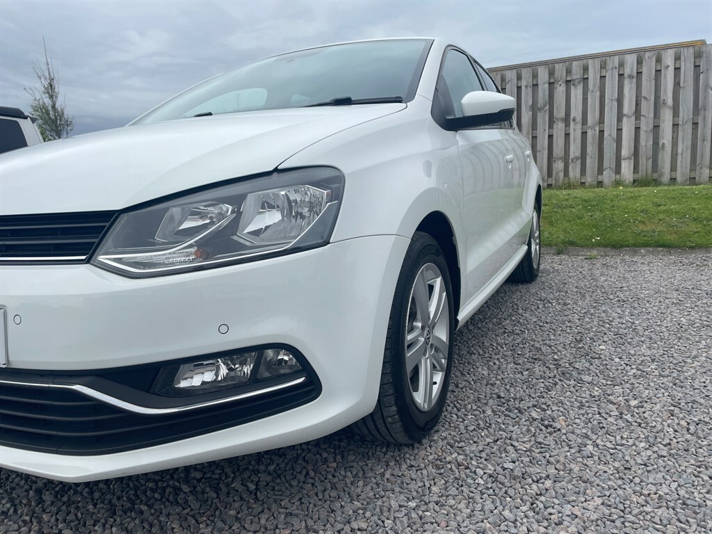 Volkswagen Polo Hatchback SG66TGV White #5